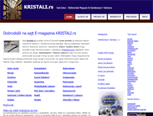 Tablet Screenshot of kristali.rs